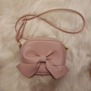 Pink Bow Detail Purse